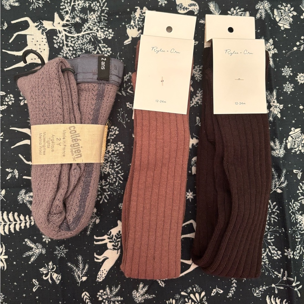 Rylee and Cru and Collagien Tights, 12-24 mos